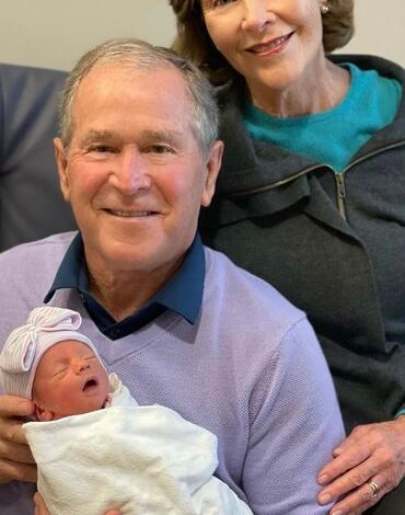 George W. Bush welcomes grandson named in honor of great-grandfathers