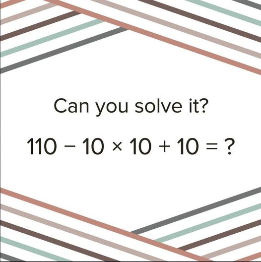 Can you solve this math test without using a calculator?