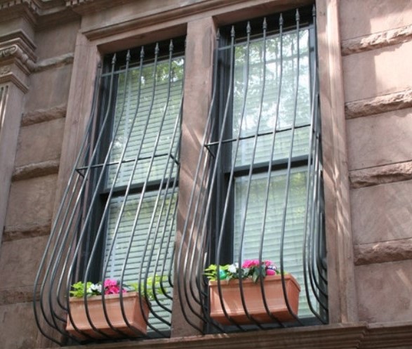 This Is Why Some Window Grills Have a Curve at the Bottom