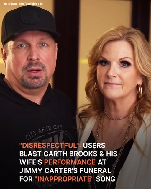 ‘Disrespectful’: Garth Brooks & Trisha Yearwood’s Performance at Jimmy Carter’s Funeral Caused a Stir – Vid