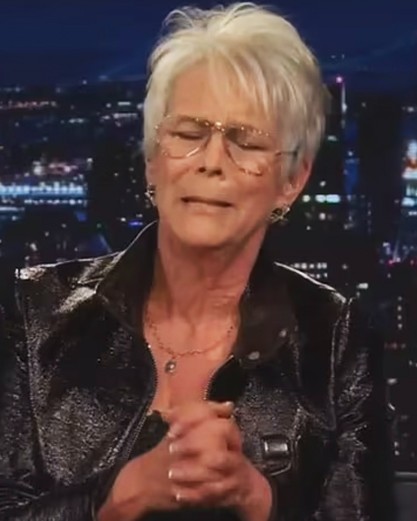 Overcome with emotion, Jamie Lee Curtis says the heartbreaking thing